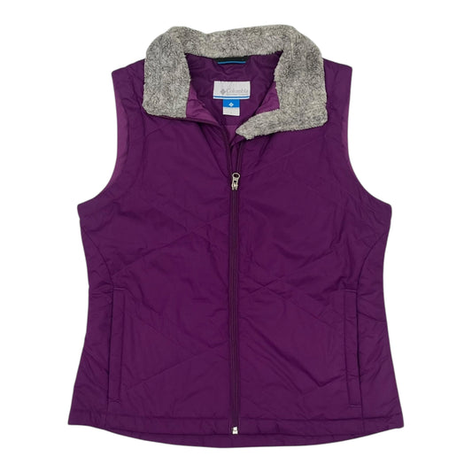 Vest Puffer & Quilted By Columbia In Purple, Size:L