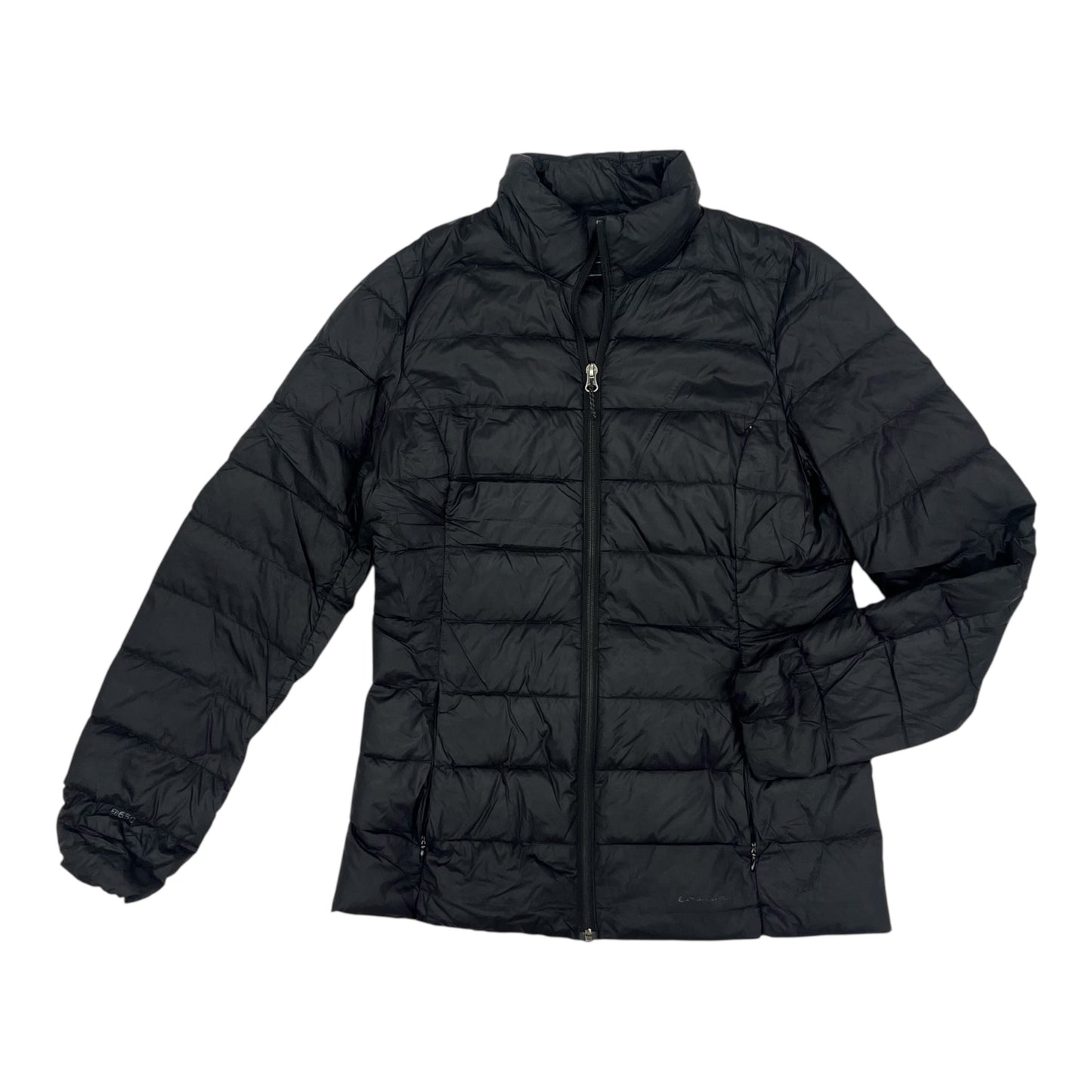 Jacket Puffer & Quilted By Eddie Bauer In Black, Size:M