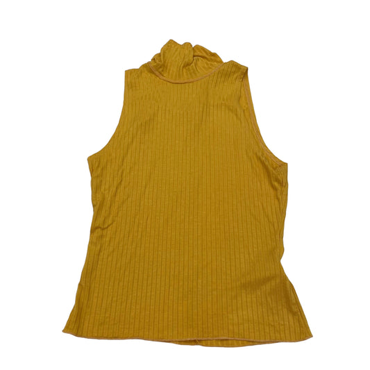 YELLOW    CLOTHES MENTOR TOP SLEEVELESS, Size S