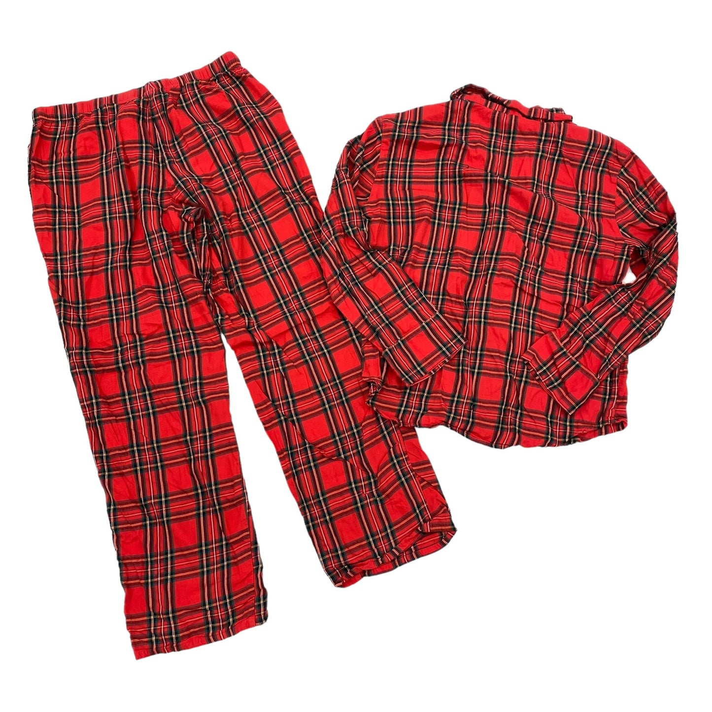 PLAID PATTERN PAJAMAS 2PC by VICTORIAS SECRET Size:M