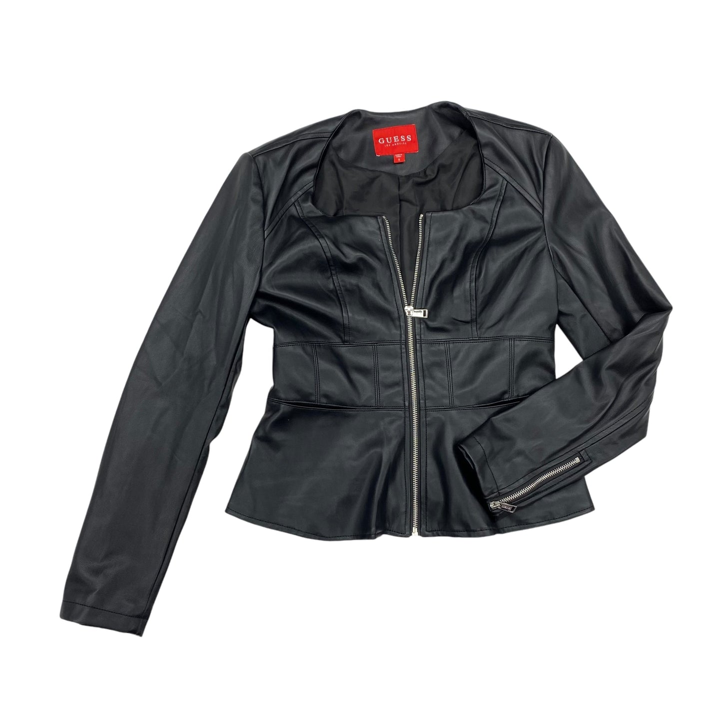 Jacket Moto By Guess In Black, Size:S