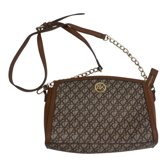 Crossbody By Anne Klein In Brown, Size:Medium