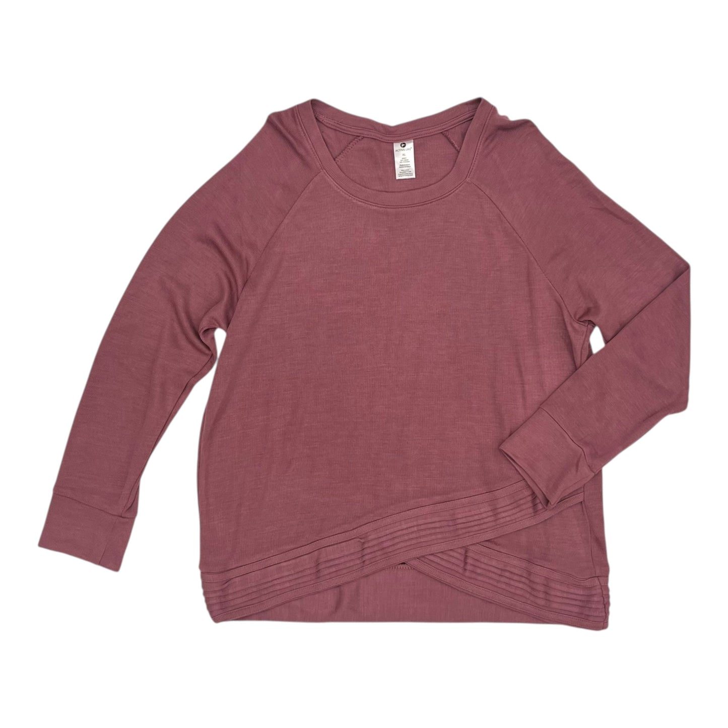 Top Ls By Active Life In Red, Size:Xl