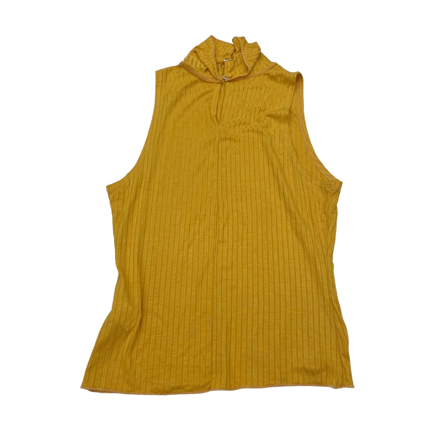 YELLOW    CLOTHES MENTOR TOP SLEEVELESS, Size S