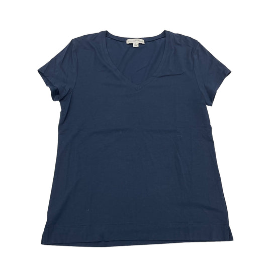 NAVY WHITE AND WARREN TOP SS, Size L