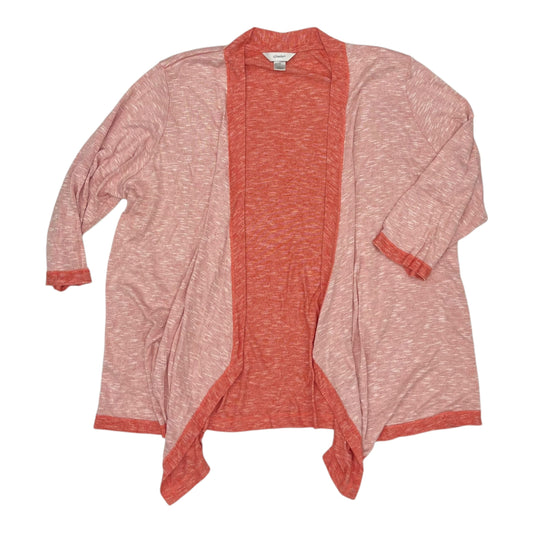 Cardigan By Cj Banks In Pink, Size:3X