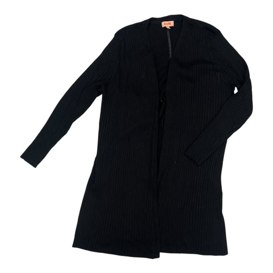 Sweater Cardigan By Evri In Black, Size:2X