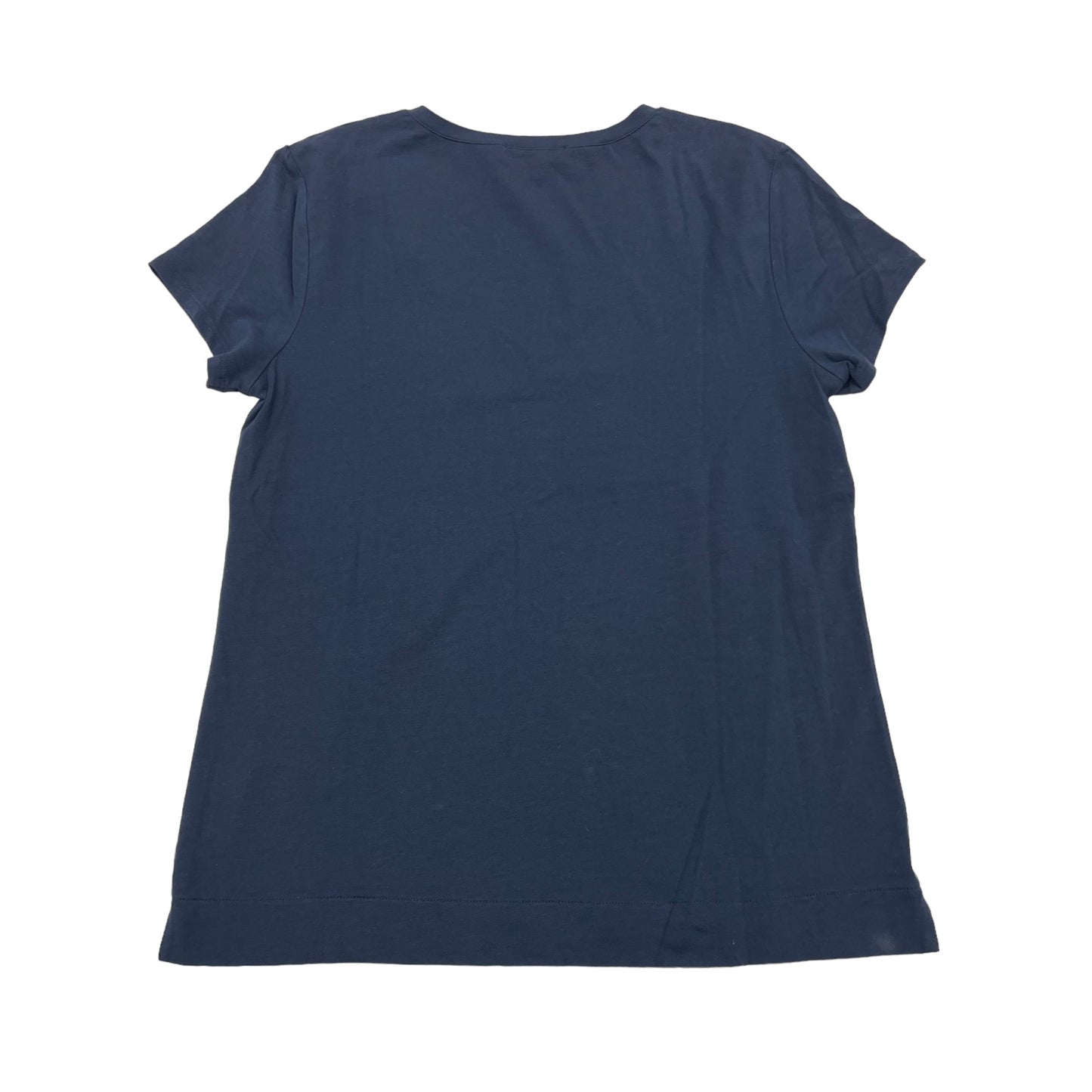 NAVY WHITE AND WARREN TOP SS, Size L