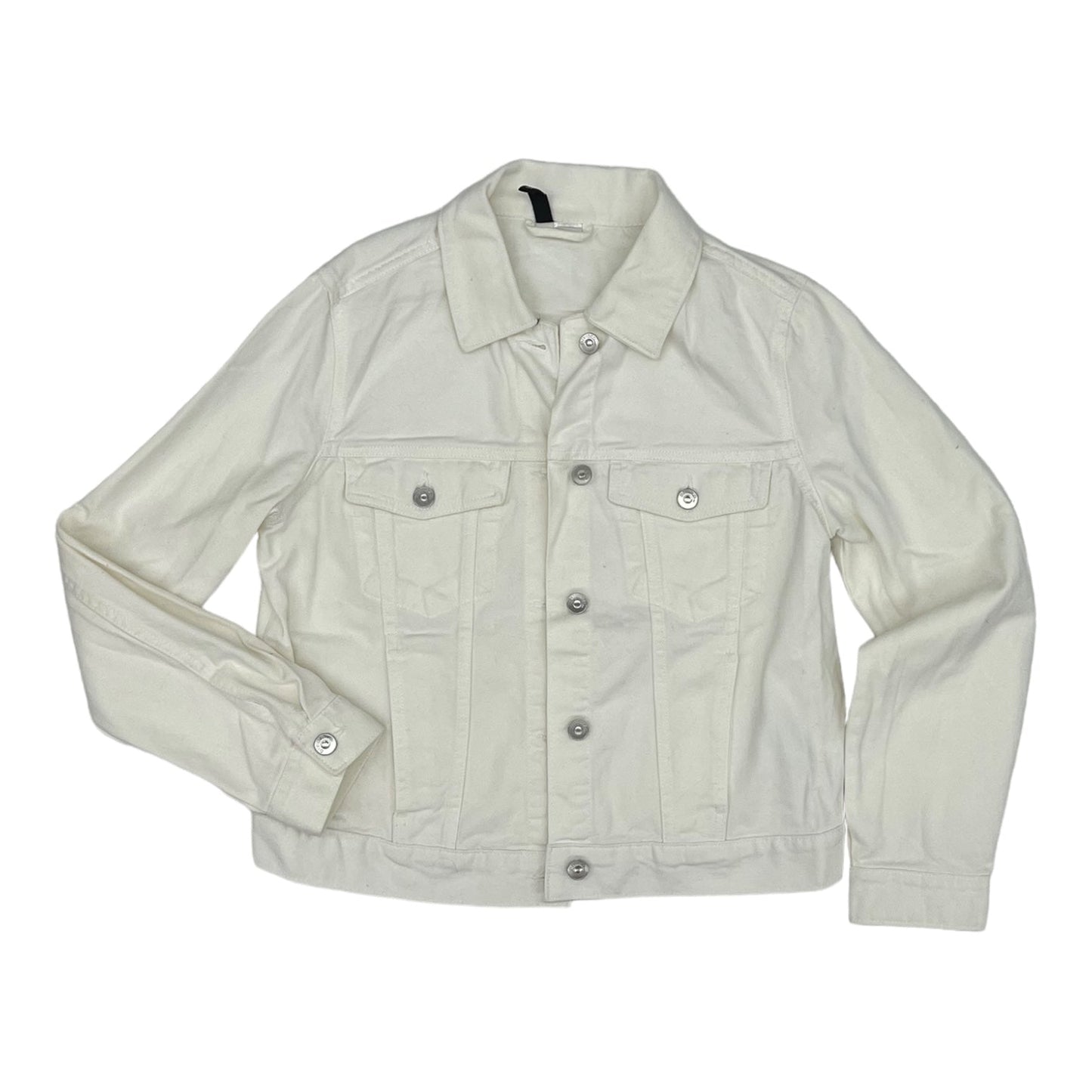 WHITE DENIM JACKET DENIM by DIVIDED Size:S