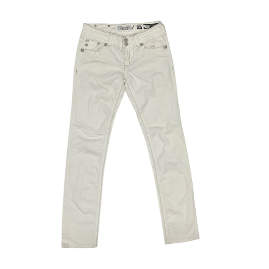 Jeans Straight By Miss Me In White Denim, Size:8