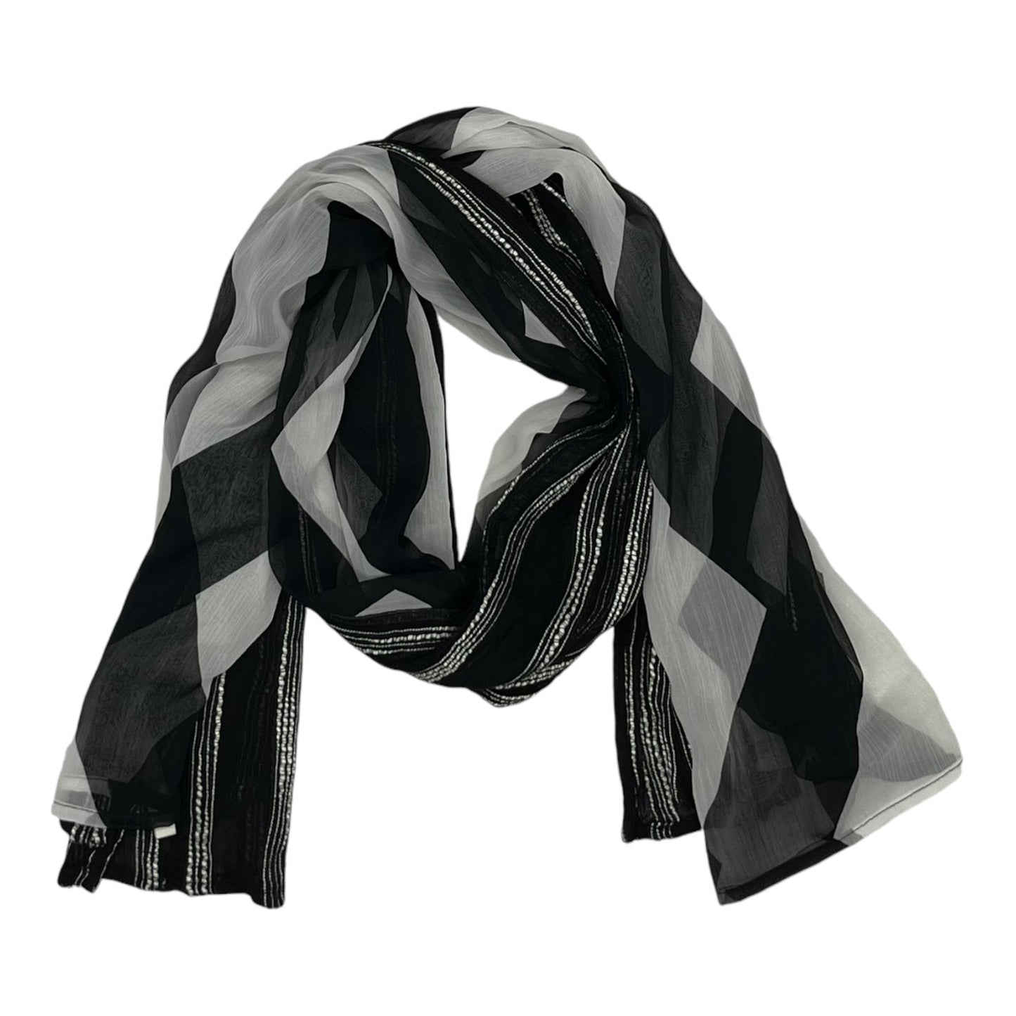 Scarf Long By Clothes Mentor In Black