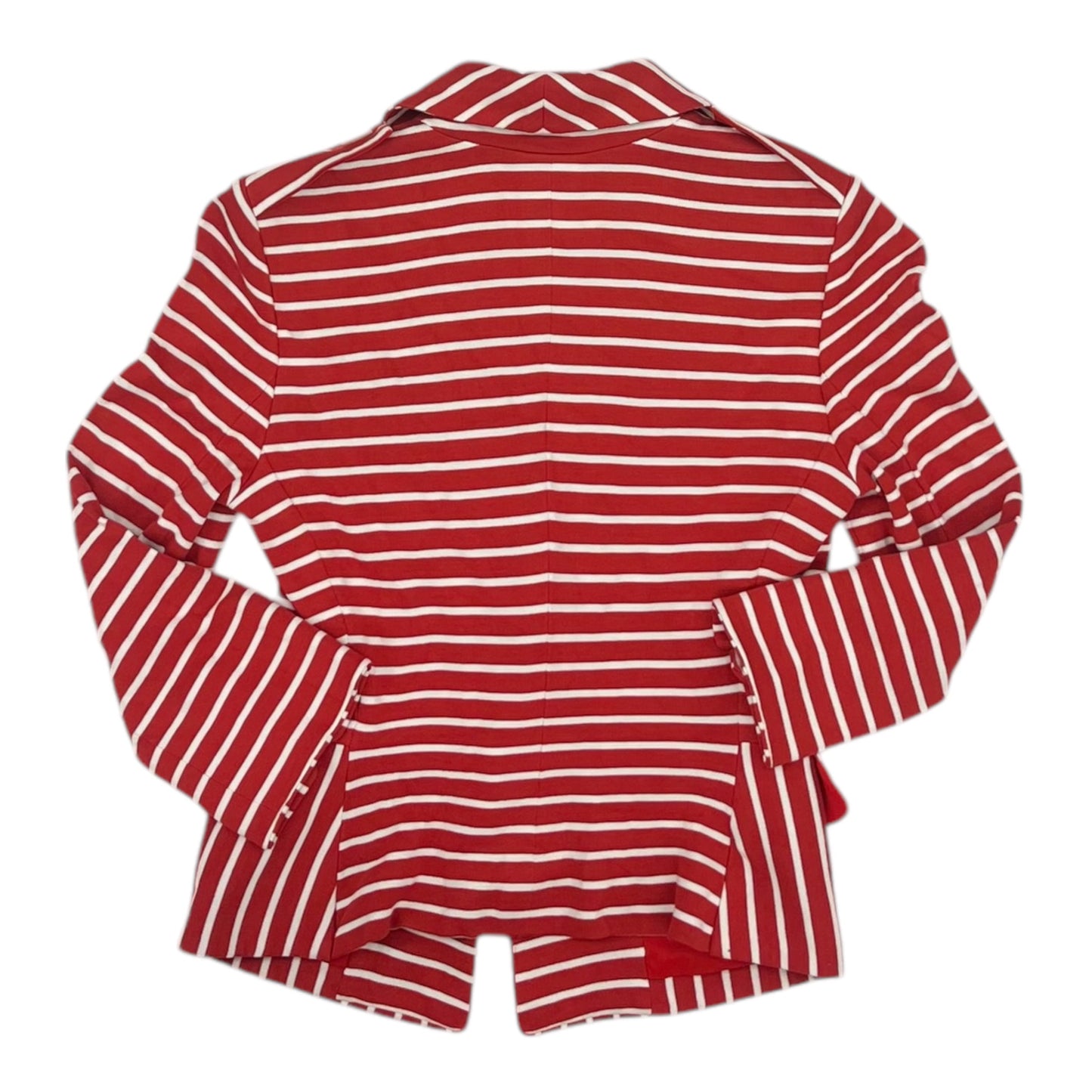 Blazer By Clothes Mentor In Red & White, Size:Xs