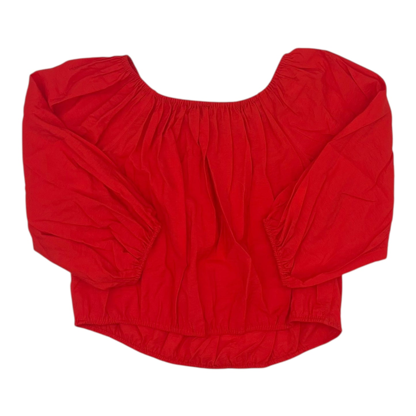 Blouse 3/4 Sleeve By Nine West Apparel In Red, Size:Xl