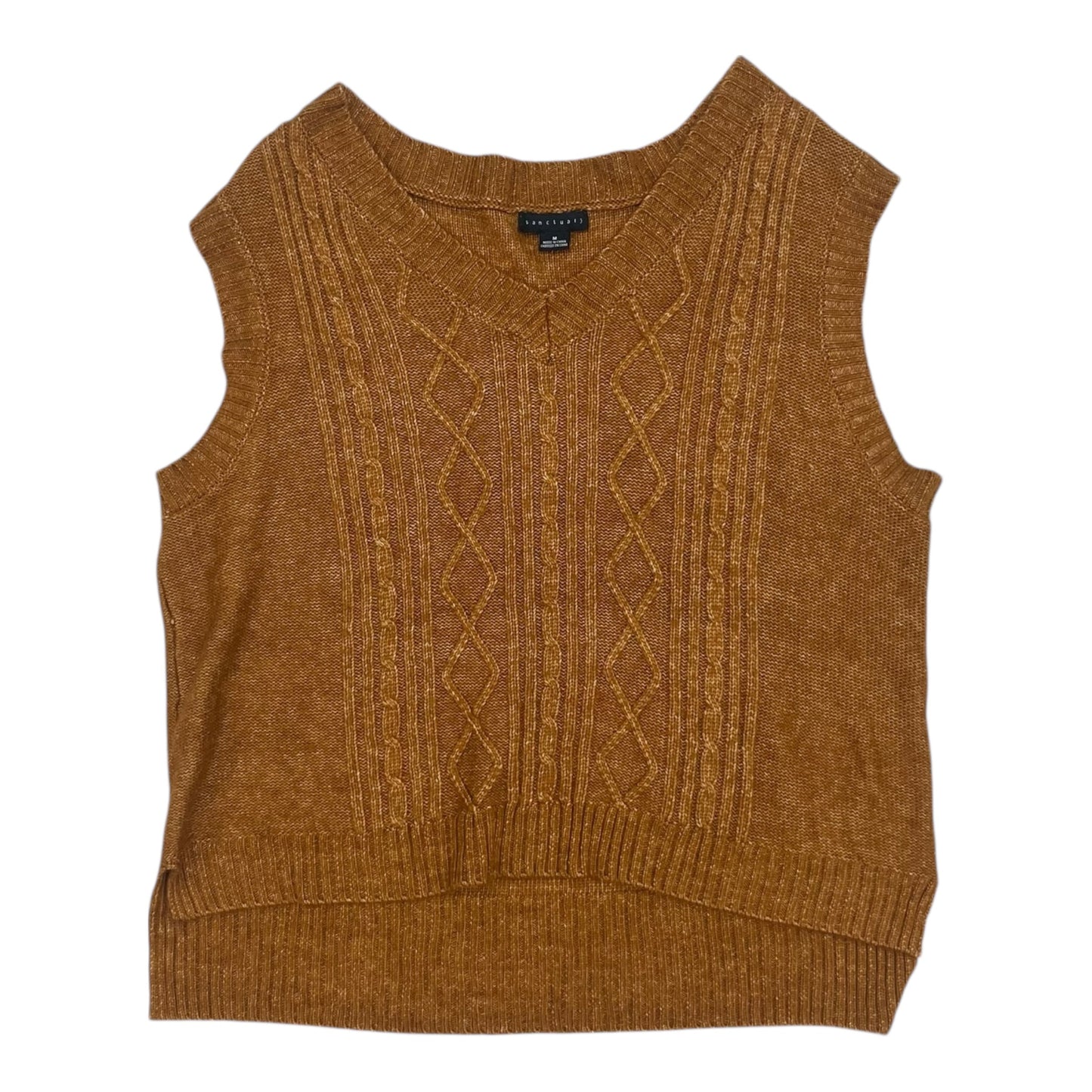 Vest Sweater By Sanctuary In Brown, Size:M