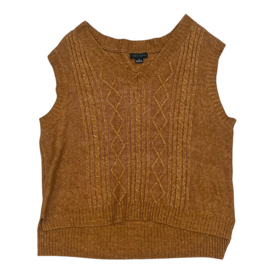 Vest Sweater By Sanctuary In Brown, Size:M