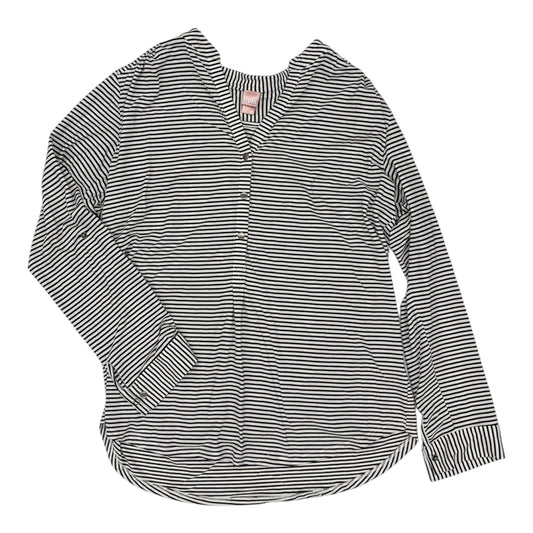 Nursing Top Ls By Clothes Mentor In Black & White, Size:Xl