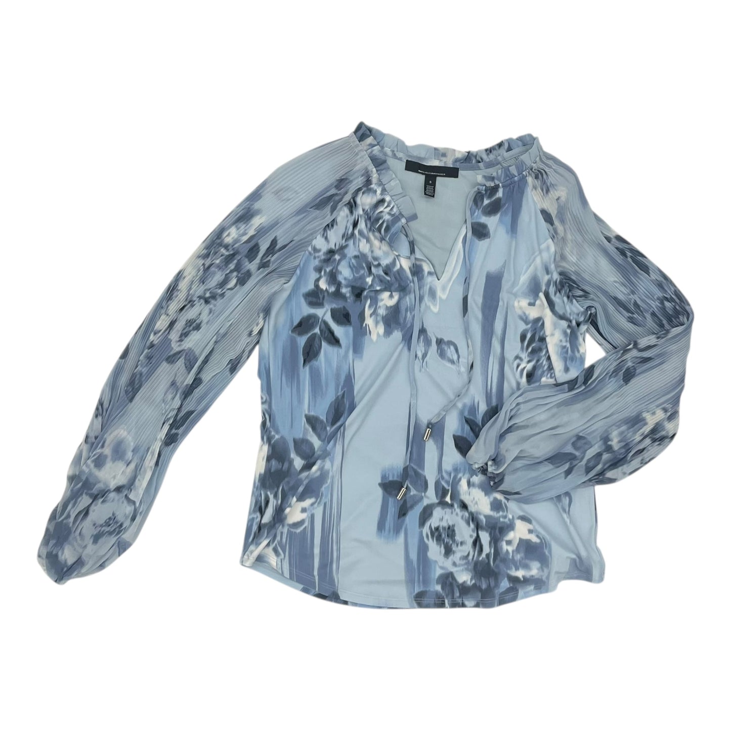 Blouse Ls By White House Black Market In Blue, Size:S