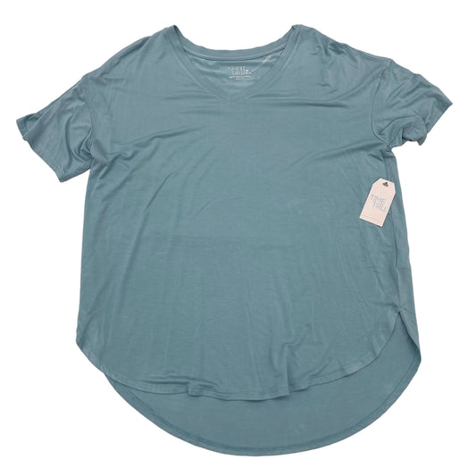 BLUE TOP SS by TIME AND TRU Size:M