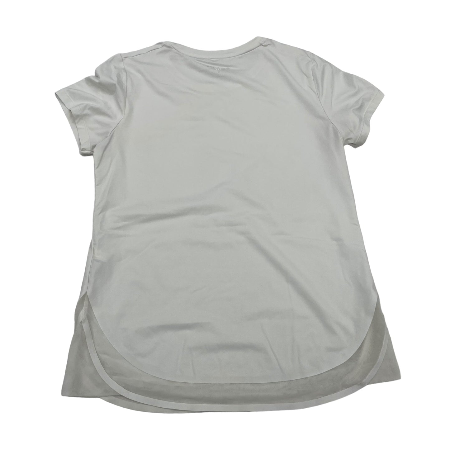 WHITE ATHLETIC TOP SS by ATHLETIC WORKS Size:S