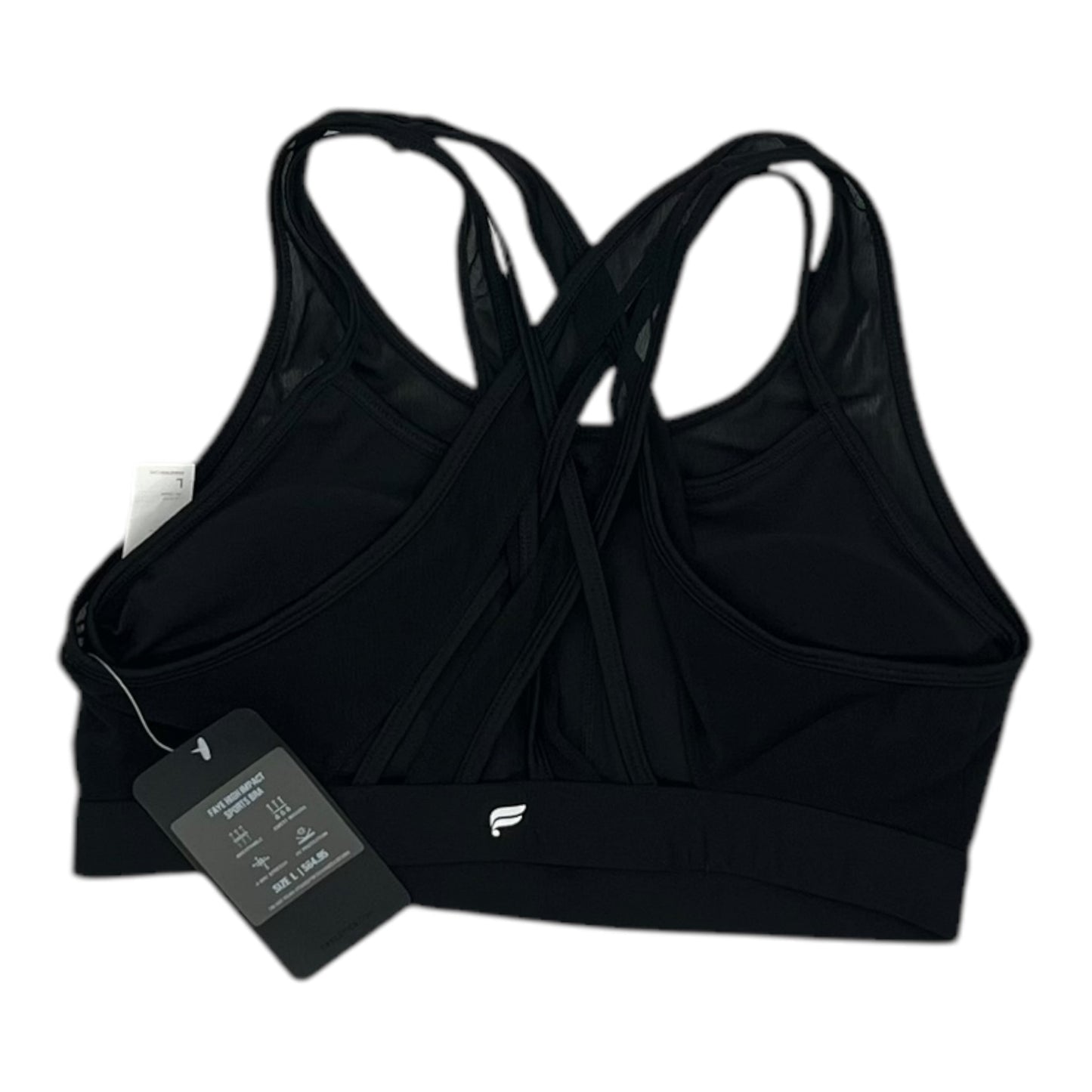 Athletic Bra By Fabletics In Black, Size:L