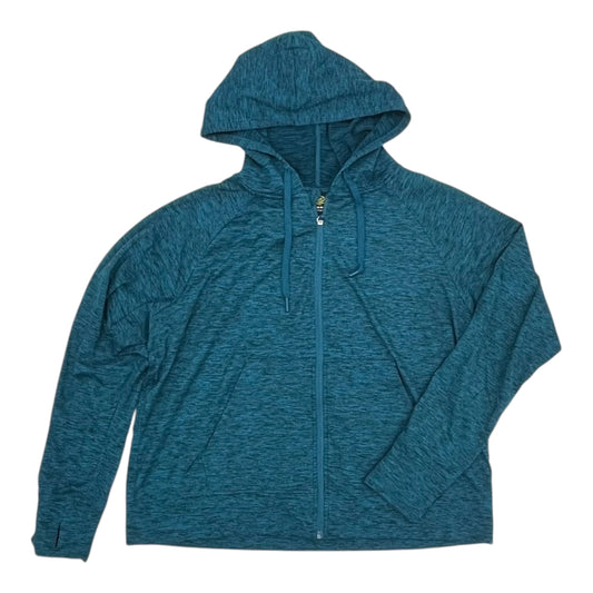 Athletic Jacket By Athletic Works In Blue, Size:Xl