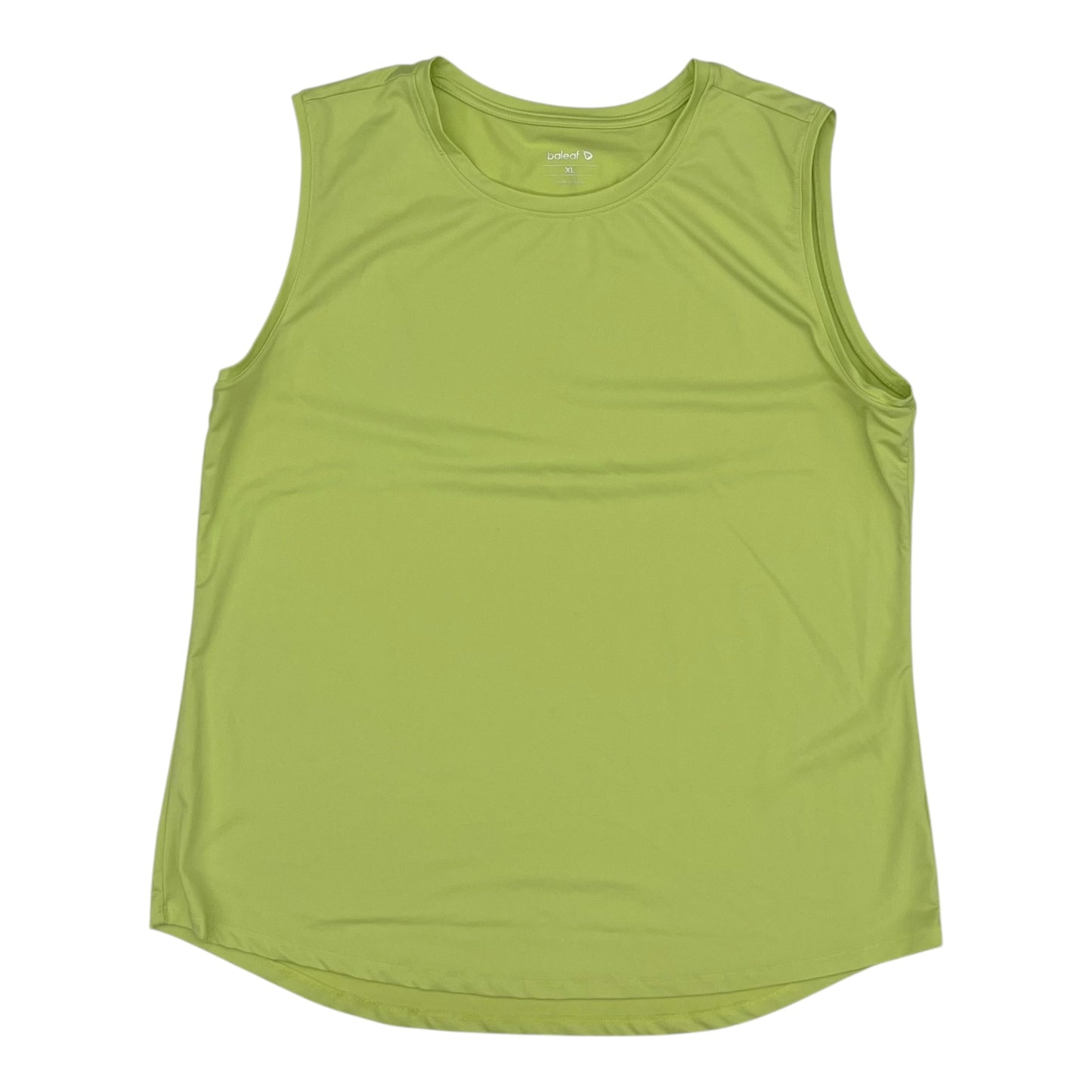 Athletic Tank Top By Clothes Mentor In Green, Size:Xl