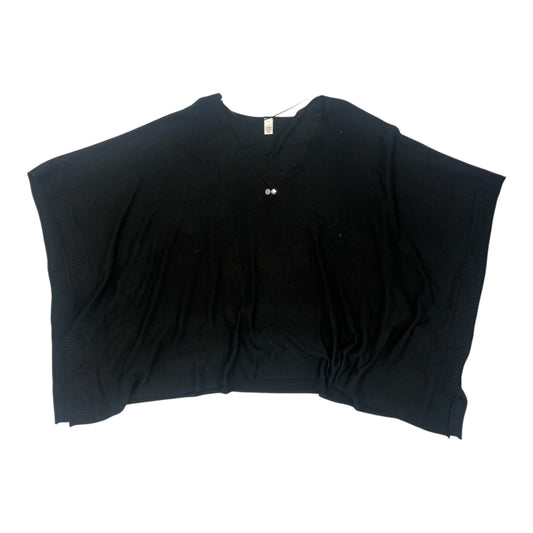 Poncho By Cato In Black, Size:Osfm