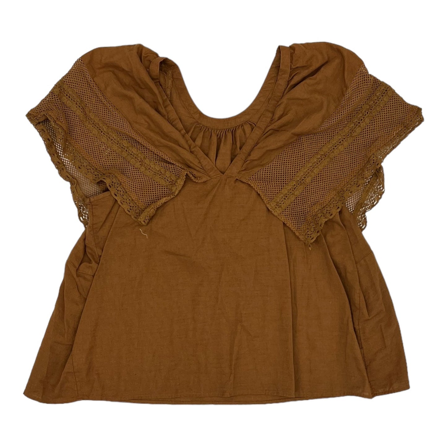 BROWN OLD NAVY TOP SS, Size XXL