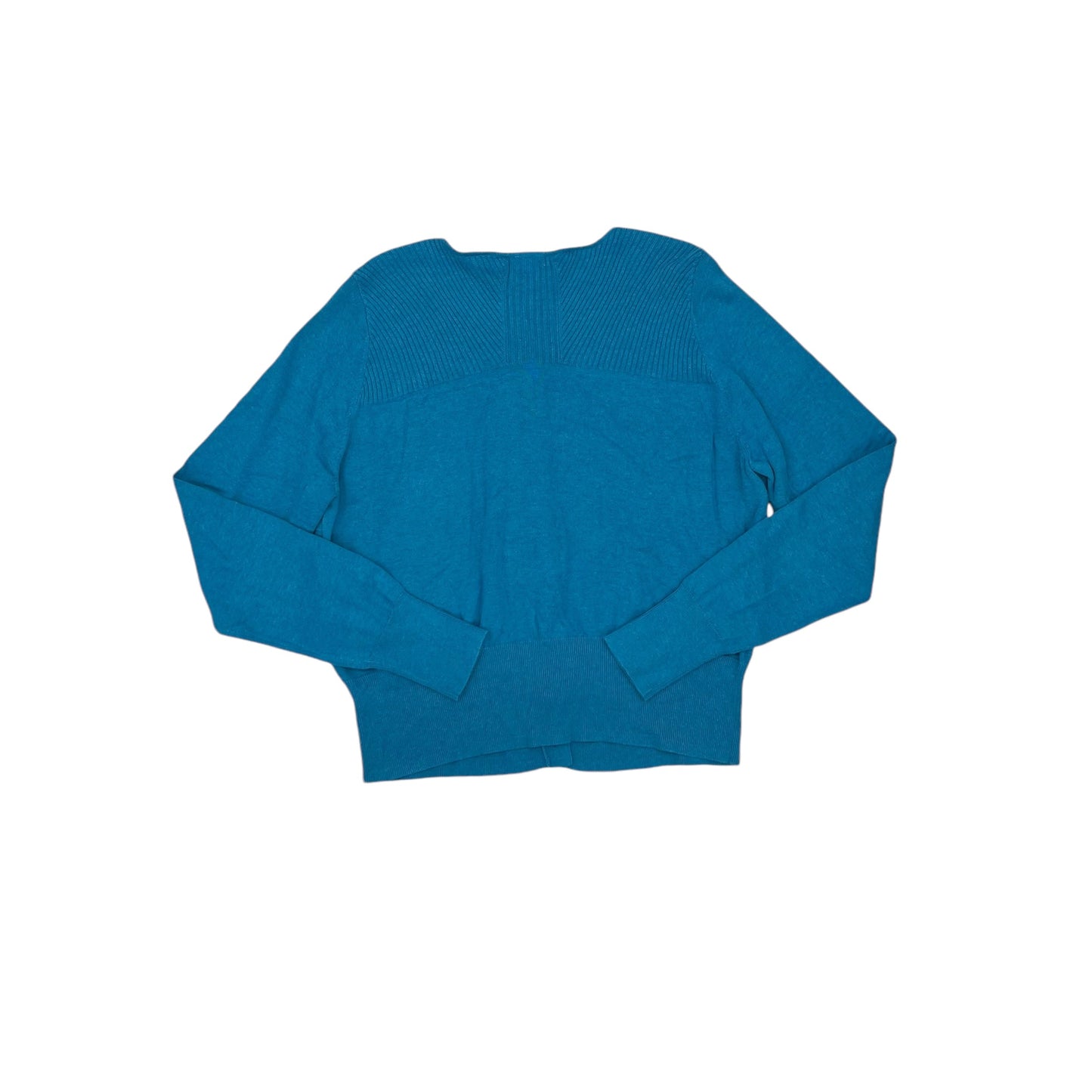 Sweater Cardigan By Cabi In Blue, Size:L