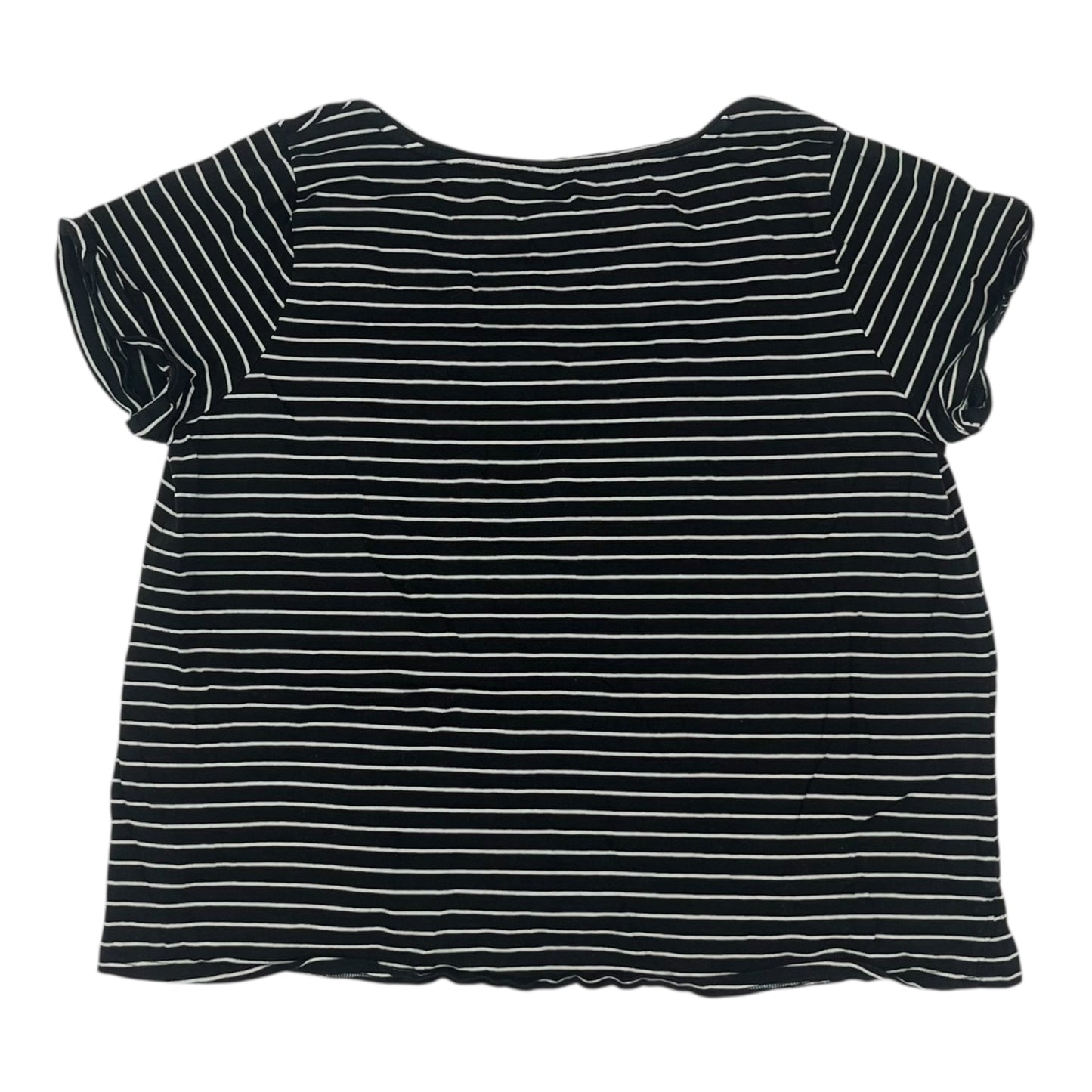 Top Ss By J. Jill In Black & White, Size:Lp