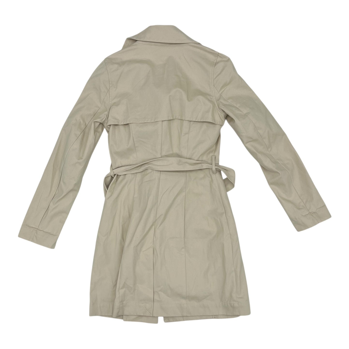 Coat Trench Coat By Divided In Tan, Size:Xxs