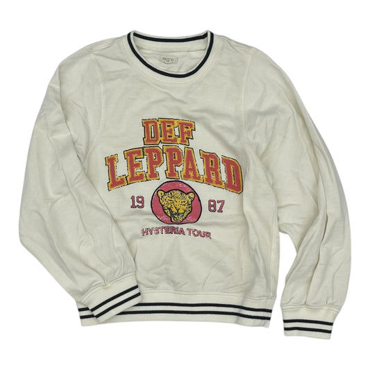 Sweatshirt Crewneck By Pilcro In Cream, Size:Xxs