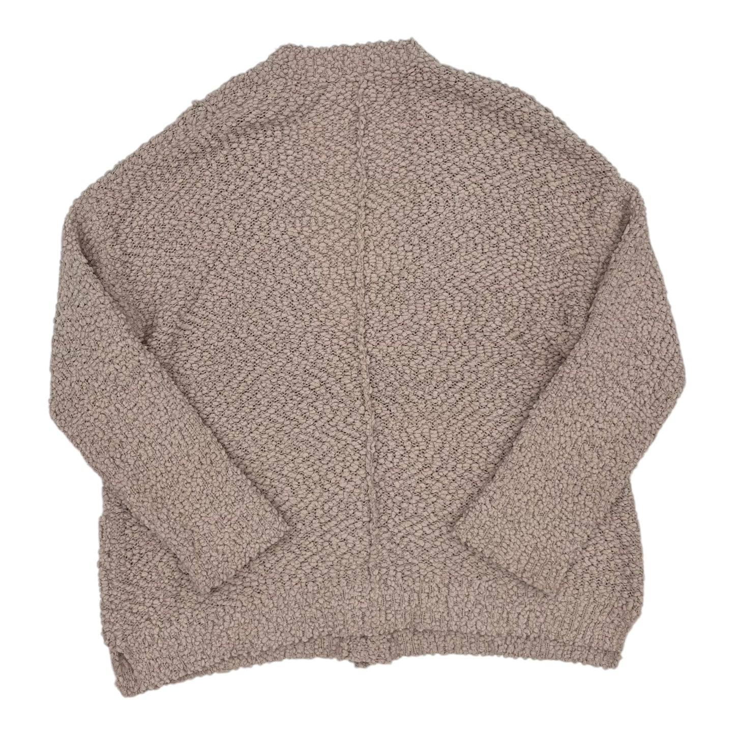 Sweater Cardigan By Easel In Tan, Size:M