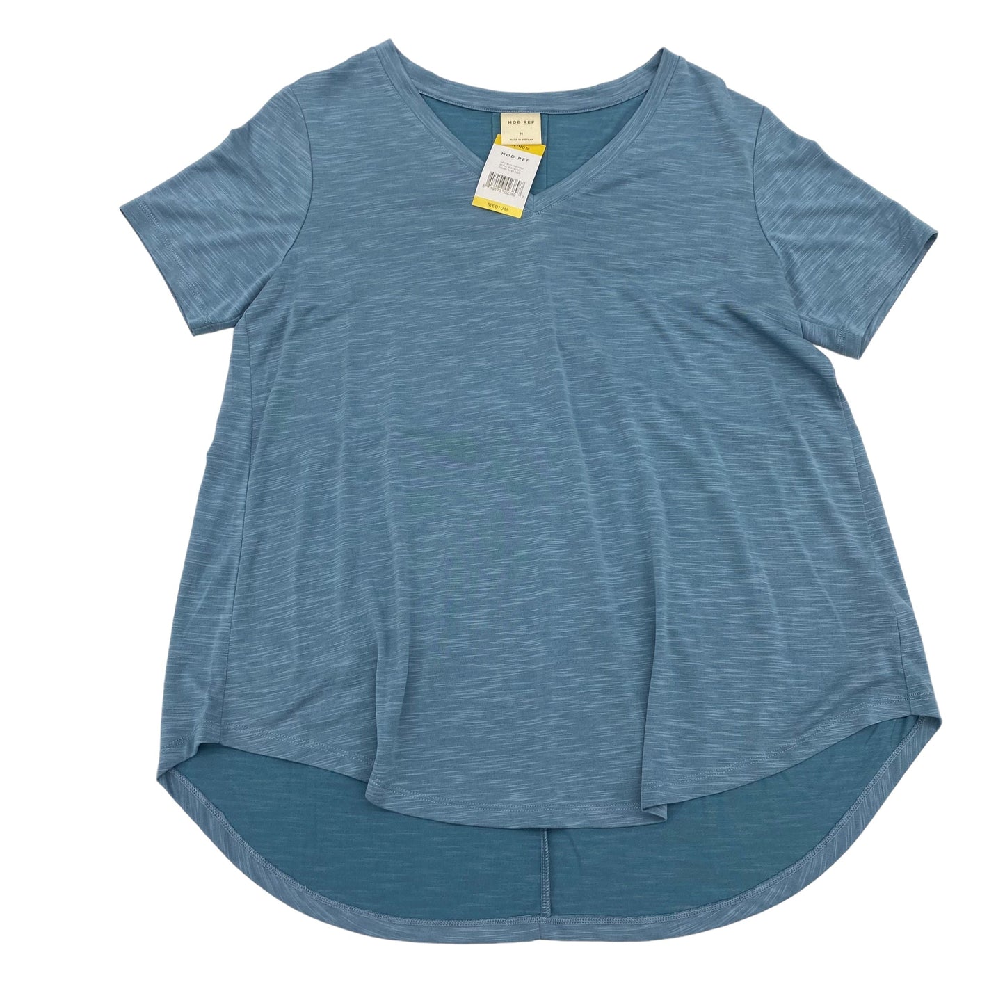 BLUE ATHLETIC TOP SS by CLOTHES MENTOR Size:M