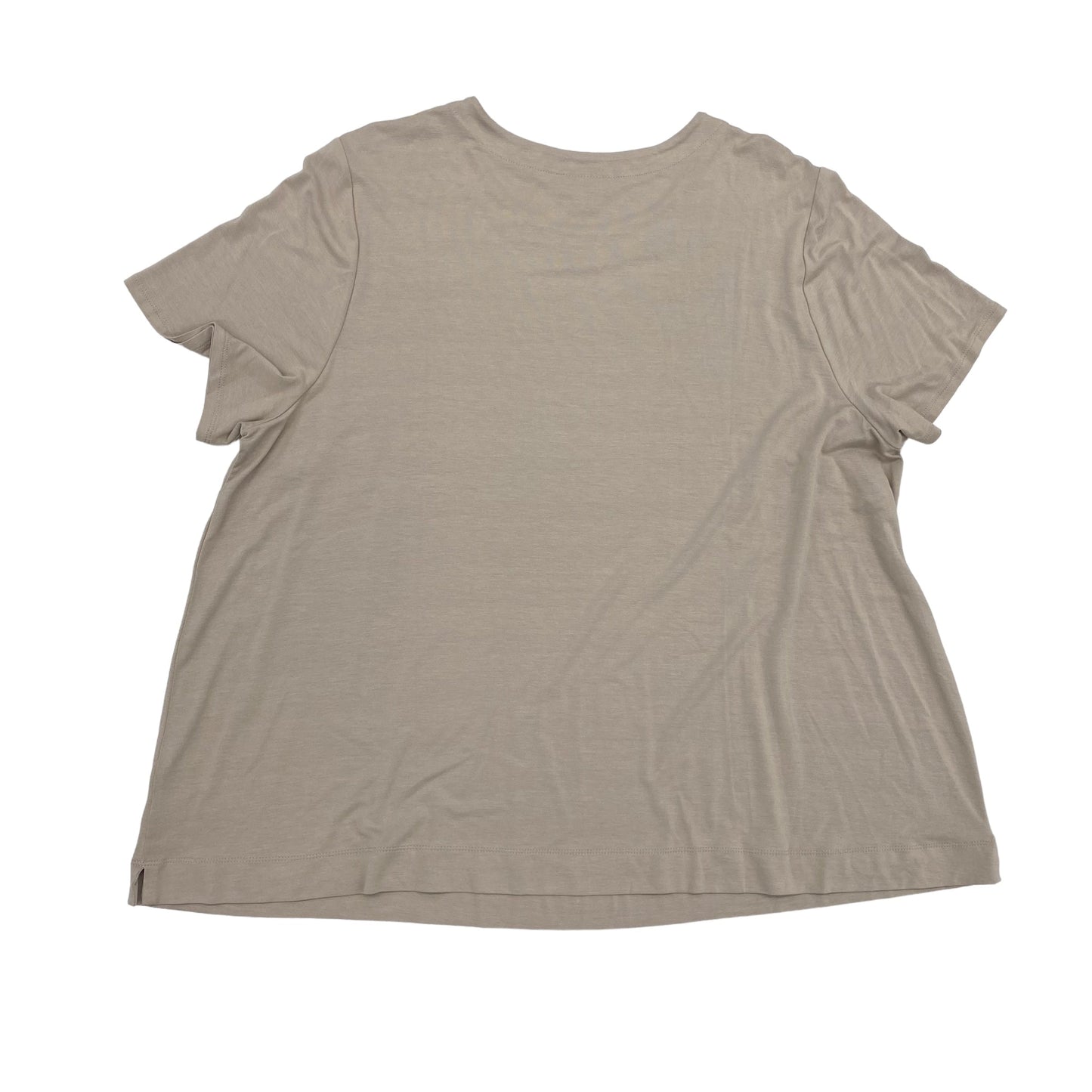 TAN J. JILL TOP SS, Size 3X