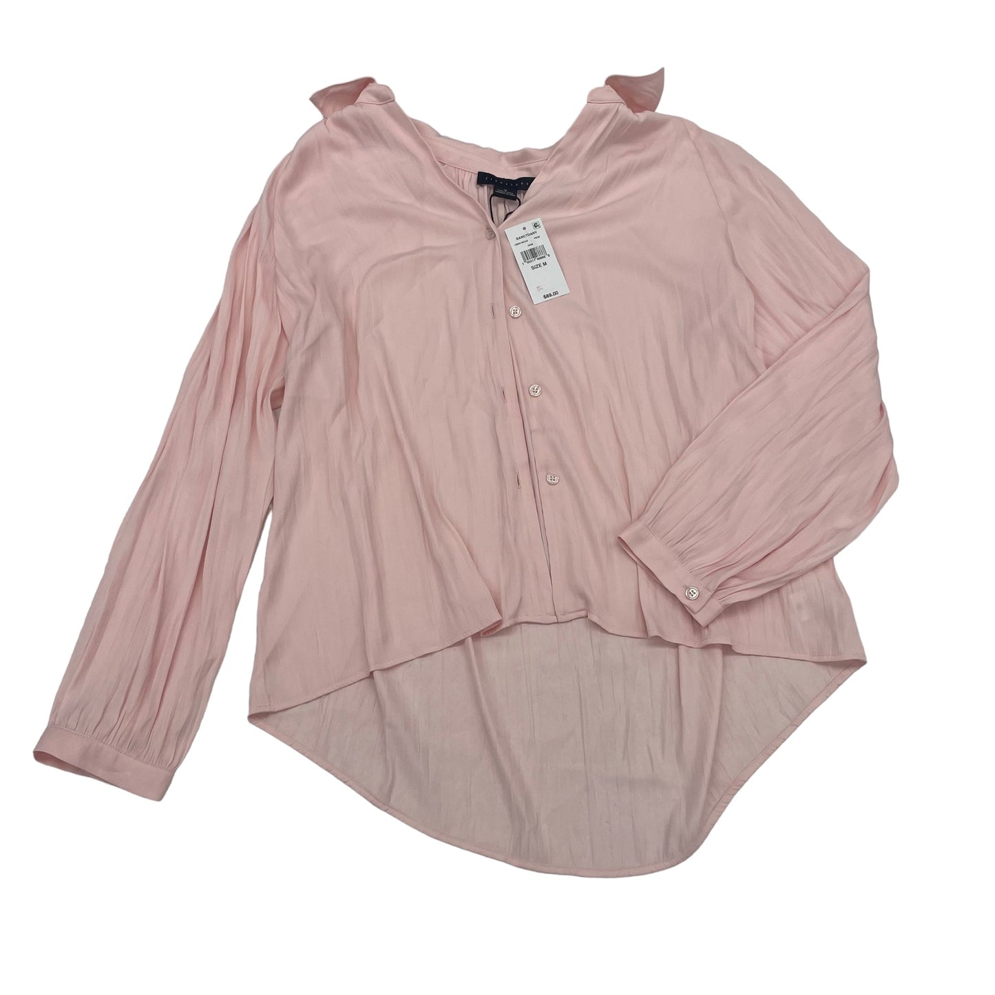 PINK BLOUSE LS by SANCTUARY Size:M