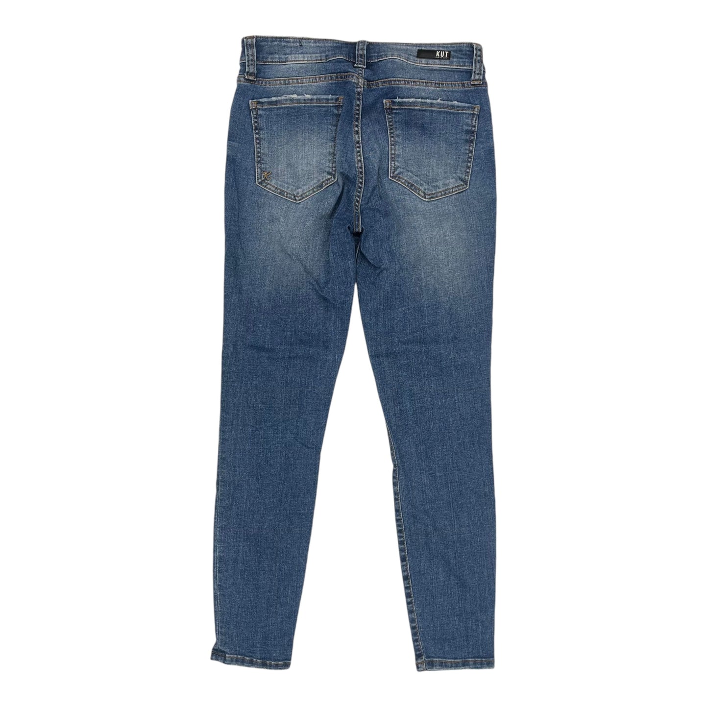 Jeans Skinny By Kut In Blue Denim, Size:4