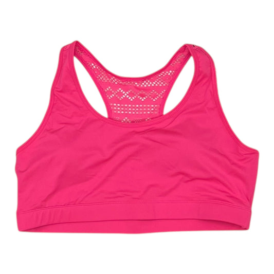 Athletic Bra By Zyia In Pink, Size:Xxl