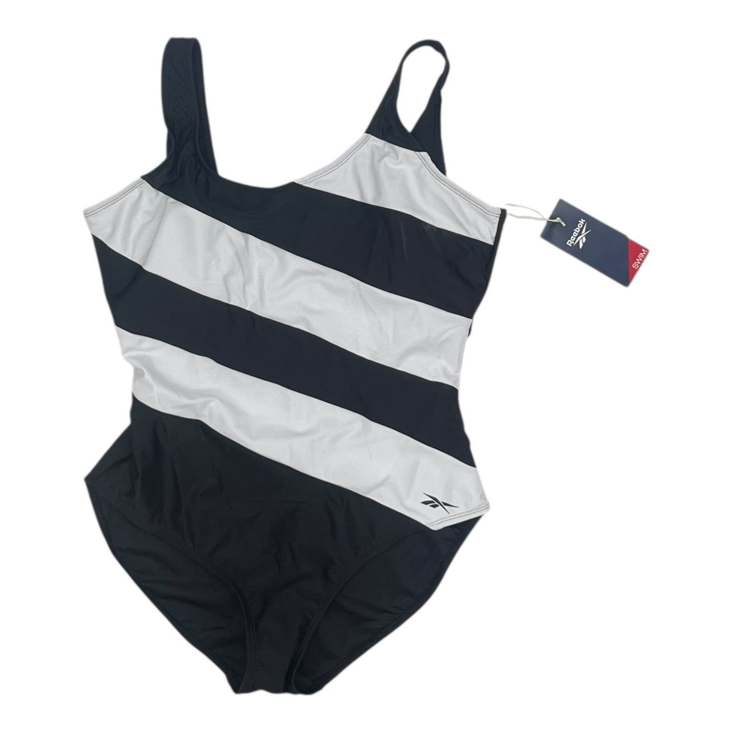 Swimsuit By Reebok In Black & White, Size:L