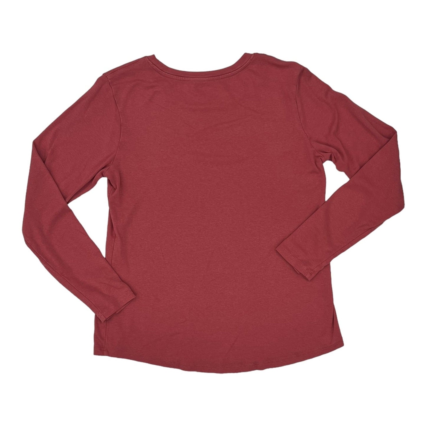 PINK TOP LS BASIC by EDDIE BAUER Size:L