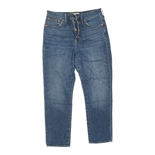 Jeans Cropped By Madewell In Blue Denim, Size:8