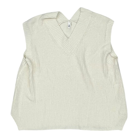 Vest Sweater By Glam In Cream, Size:S