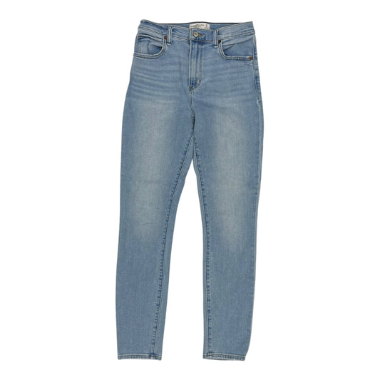 Jeans Skinny By Abercrombie And Fitch In Blue Denim, Size:4