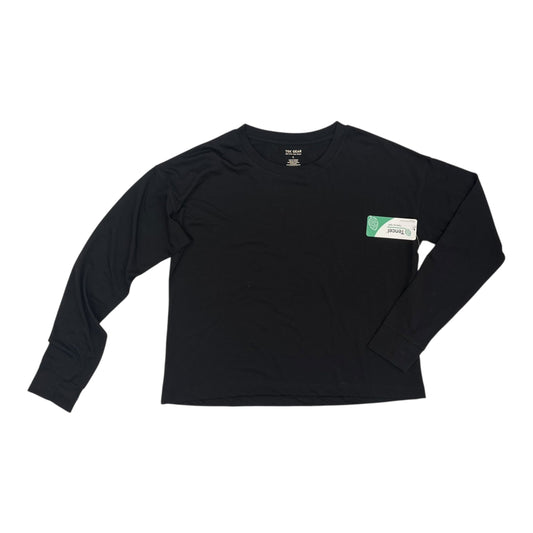 Athletic Sweatshirt Crewneck By Tek Gear In Black, Size:L