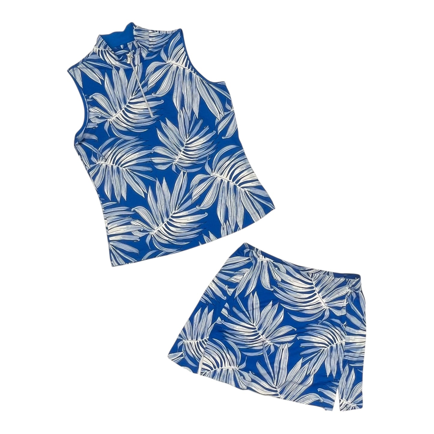 Skirt Set 2Pc By Tail In Blue & White, Size:S