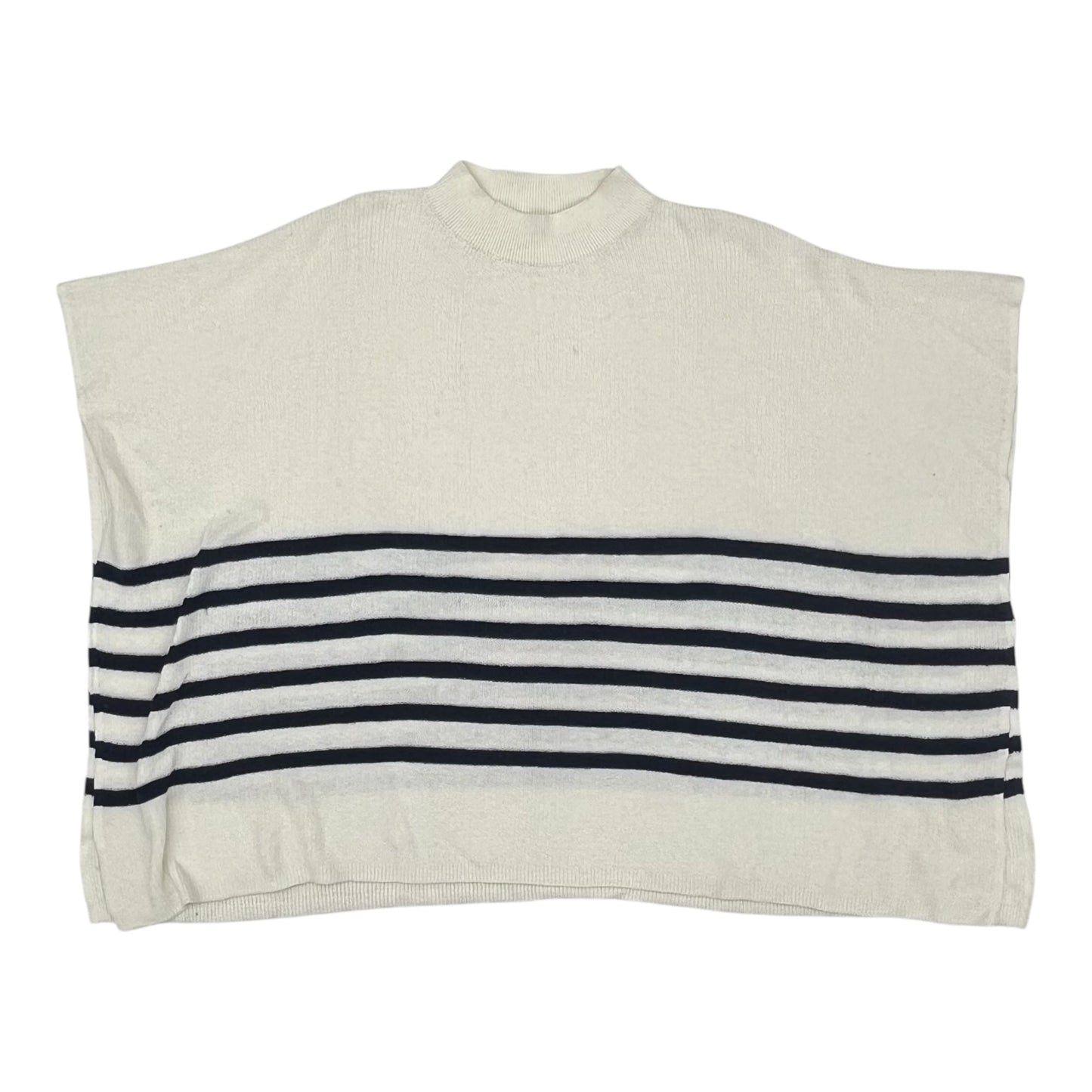 Poncho By J. Crew In White, Size:Osfm