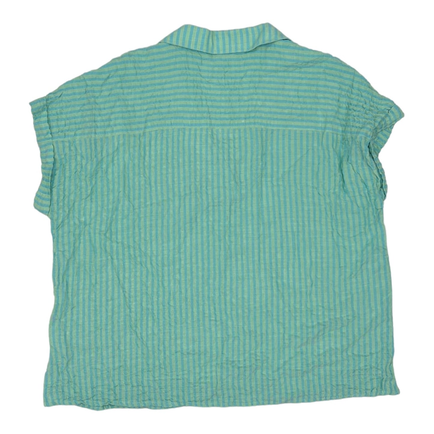 BLUE & GREEN TOP SS by JANE AND DELANCEY Size:XL