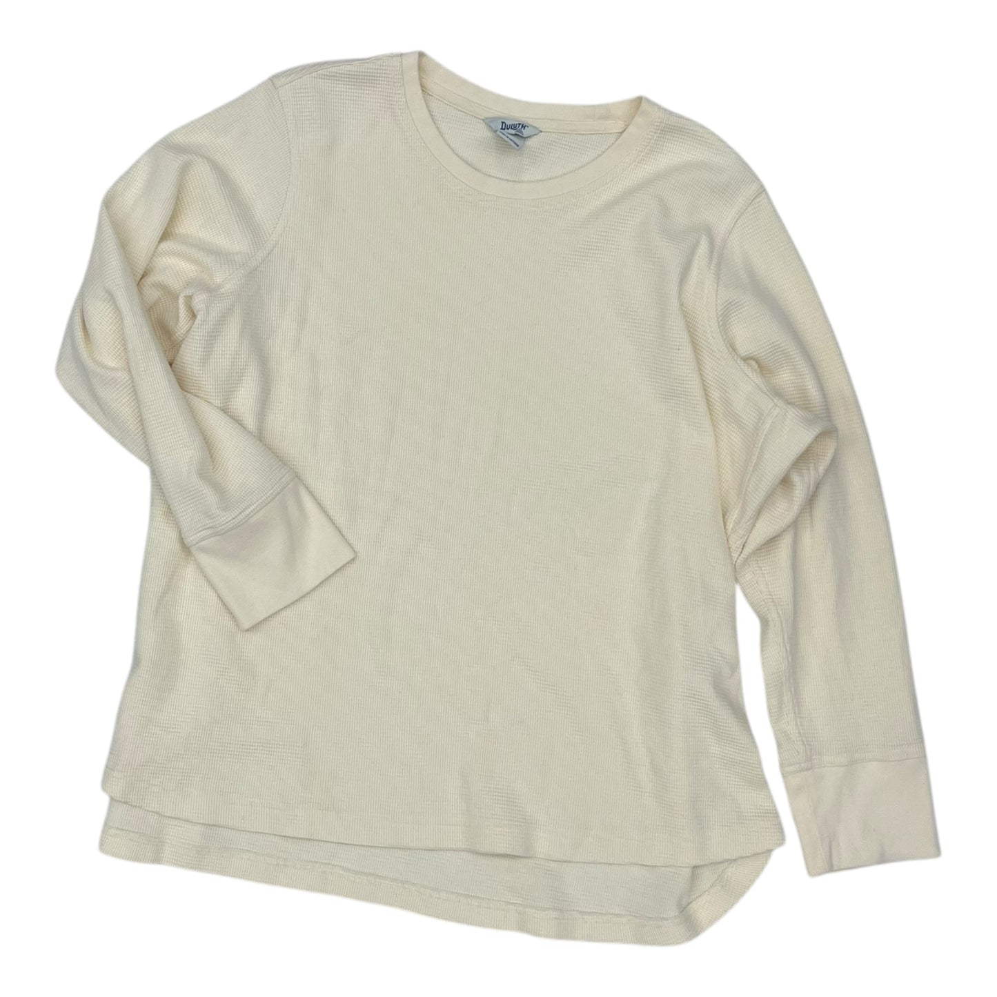 Top Ls By Duluth Trading In Cream, Size:2X