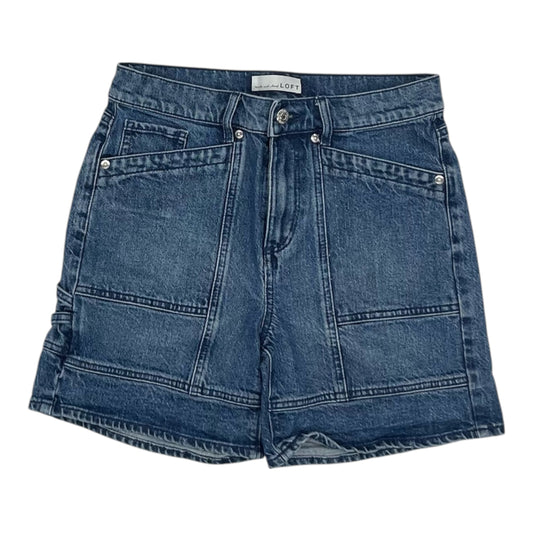 Shorts By Loft In Blue Denim, Size:0P