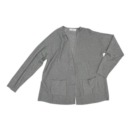 Sweater Cardigan By Time And Tru In Grey, Size:3X